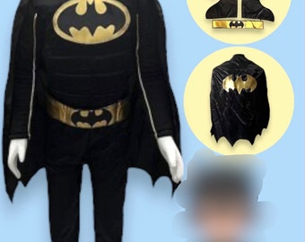 BatKid Costume/ Boy Superhero Costume / superhero cosplay / Batkid and Spiderkid costume / Batkid party