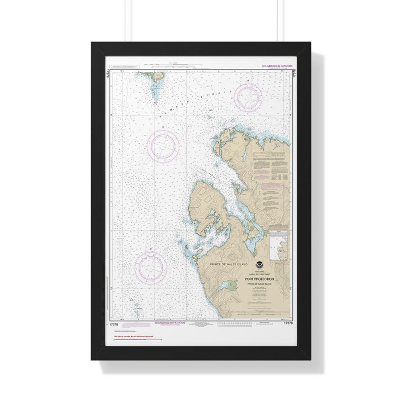 Port Protection Prince of Wales Island Alaska Nautical Chart Sailing ...