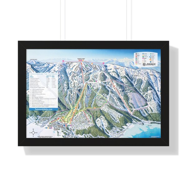 Tamarack Id Ski Resort Print Etsy