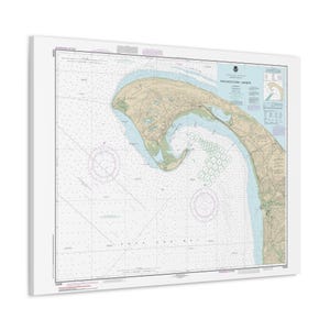 3-D-Porzellan-Hafen Massachusetts Seekarte Segelkarte Cape Cod