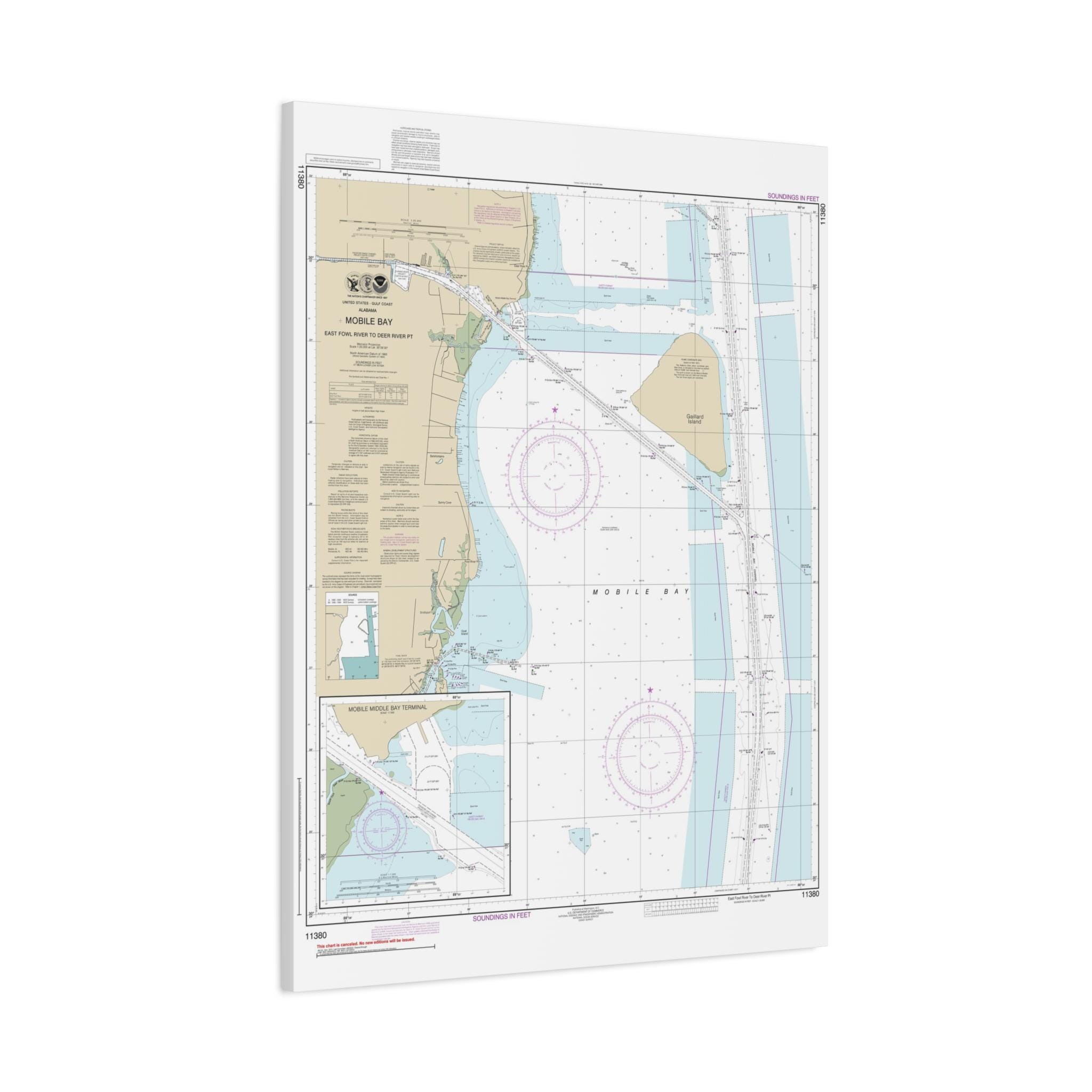 Fowl Point On Map Mobile Bay East Fowl River to Deer River Point Middle Bay Terminal ...