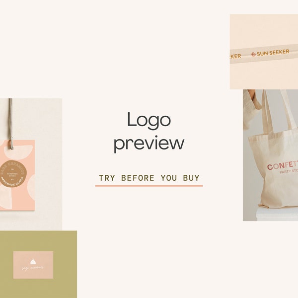 Premade Logo Design Semi Custom Small Business Brand Design Entrepreneur Logo Design