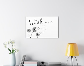 Make A Wish Canvas Wall Art