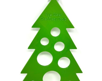Christmas Tree Safety Eye Sizer 10mm - 35mm  - By Craft Easy Tools