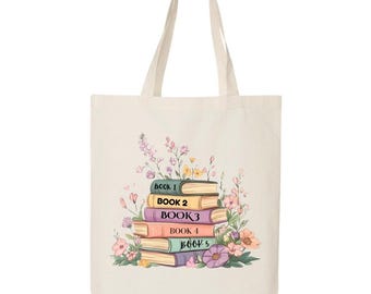 Bookish Personalized Tote Bag for Book Lovers!