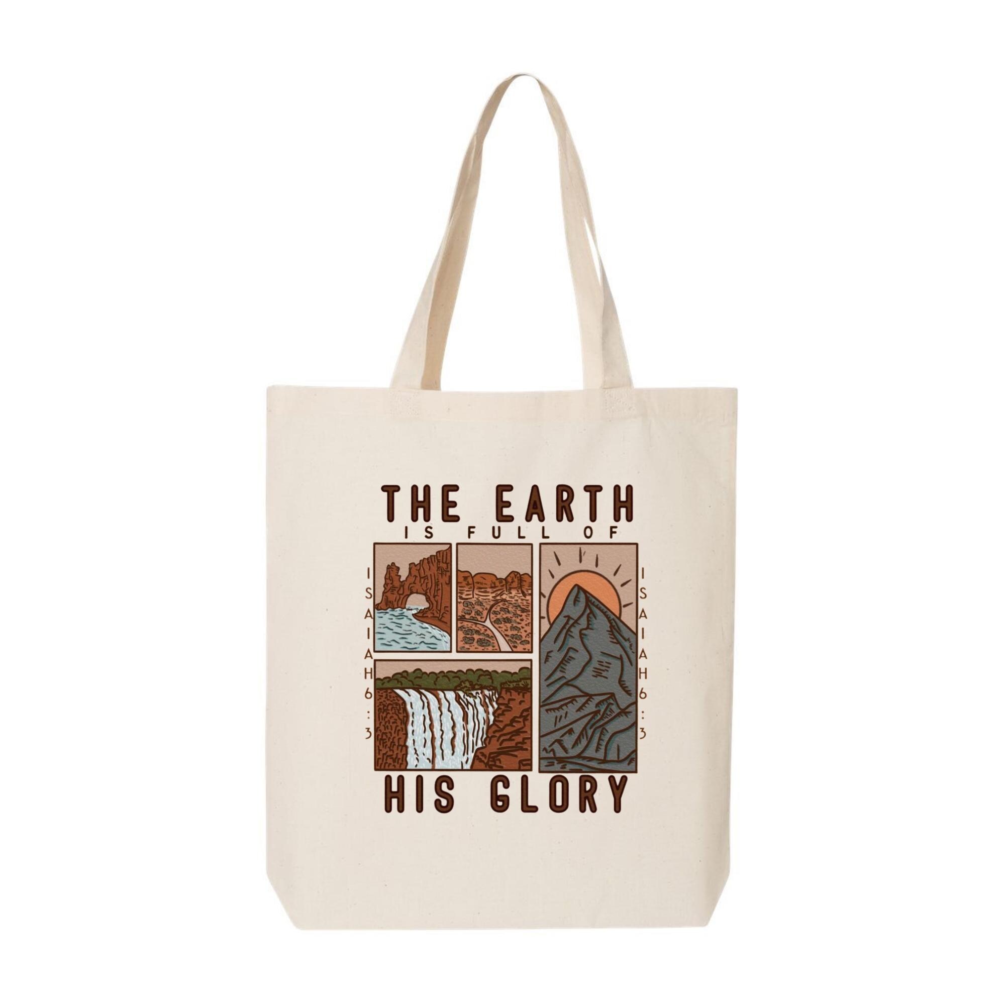 The Earth is Full of His Glory Tote Bag - Etsy Canada