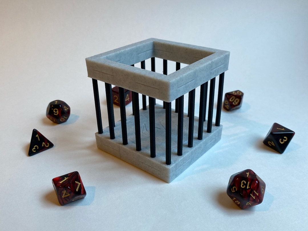 Dice Jail Dnd 3D Printed Dice Accessory Etsy
