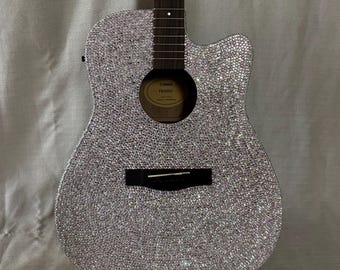 CUSTOM Rhinestone Guitar *simple Design* - Etsy