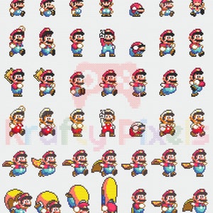 Super mario world sprites - Etsy 日本