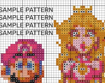 Super Mario World (1991) Ending Screen Cross Stitch Pattern PDF
