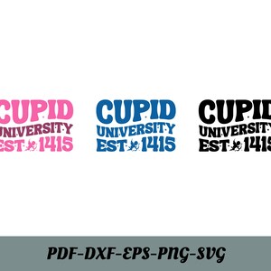 Faux Lantejoulas Png Cupid University PNG, Valentine PNG, Valentines Day T Shirt Design, Love, Cupid, Heart, PNG, Digital Download, Trendy day