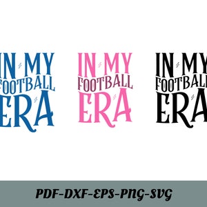 À l'époque du football SVG, PNG, PDF, maillot de football Png, football maman Svg, sport Png, lettres groovy ondulées rétro, fichier coupé Cricut, Silhouette.