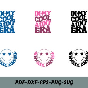 Dans ma cool tante époque SVG, SVG de l'époque tante, tante Svg, tante Svg, cool tante chemise Svg, tante future Svg, cool tante club Svg, cool tante époque PNG