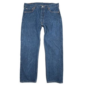 Levi's Herr Vintage 501 Straight Leg Classic Buttongylf Jeans Mått: 36x29