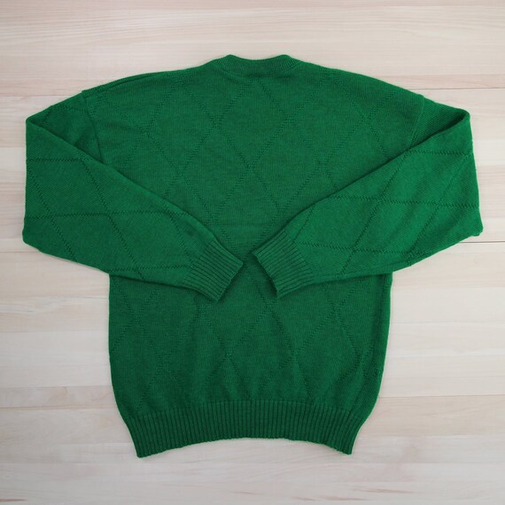 Lacoste Chemise Sweater Pure Wool Vintage 80s Mad… - image 2