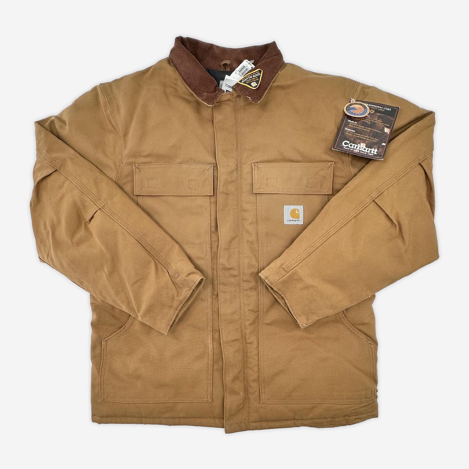 Duck Canvas Jacket Carhartt C03 Brn Carhartt Coat Jacket Mens 44
