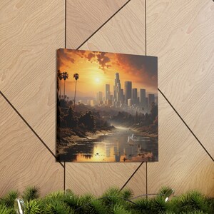 LA Skyline Canvas