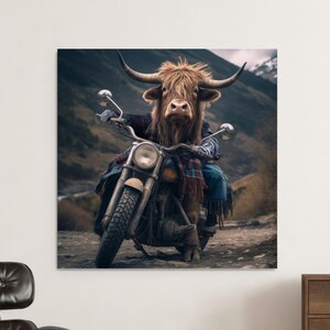 thumbnail image 2 of 11x Cow Spots Motorcycle & Car Stickers – Akacha French Decals, Biker Decor 2 of 5