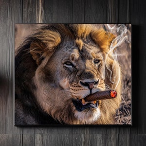 lion smoking cigarette meme shirt, hoodie, sweatshirt & apparel Lion Man Smoking Cigar in