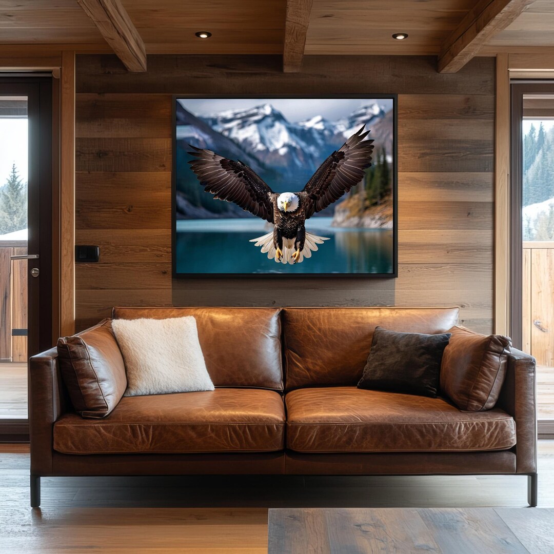 Bald Eagle Digital Print Animal Printable Wall Art Decor Artwork ...