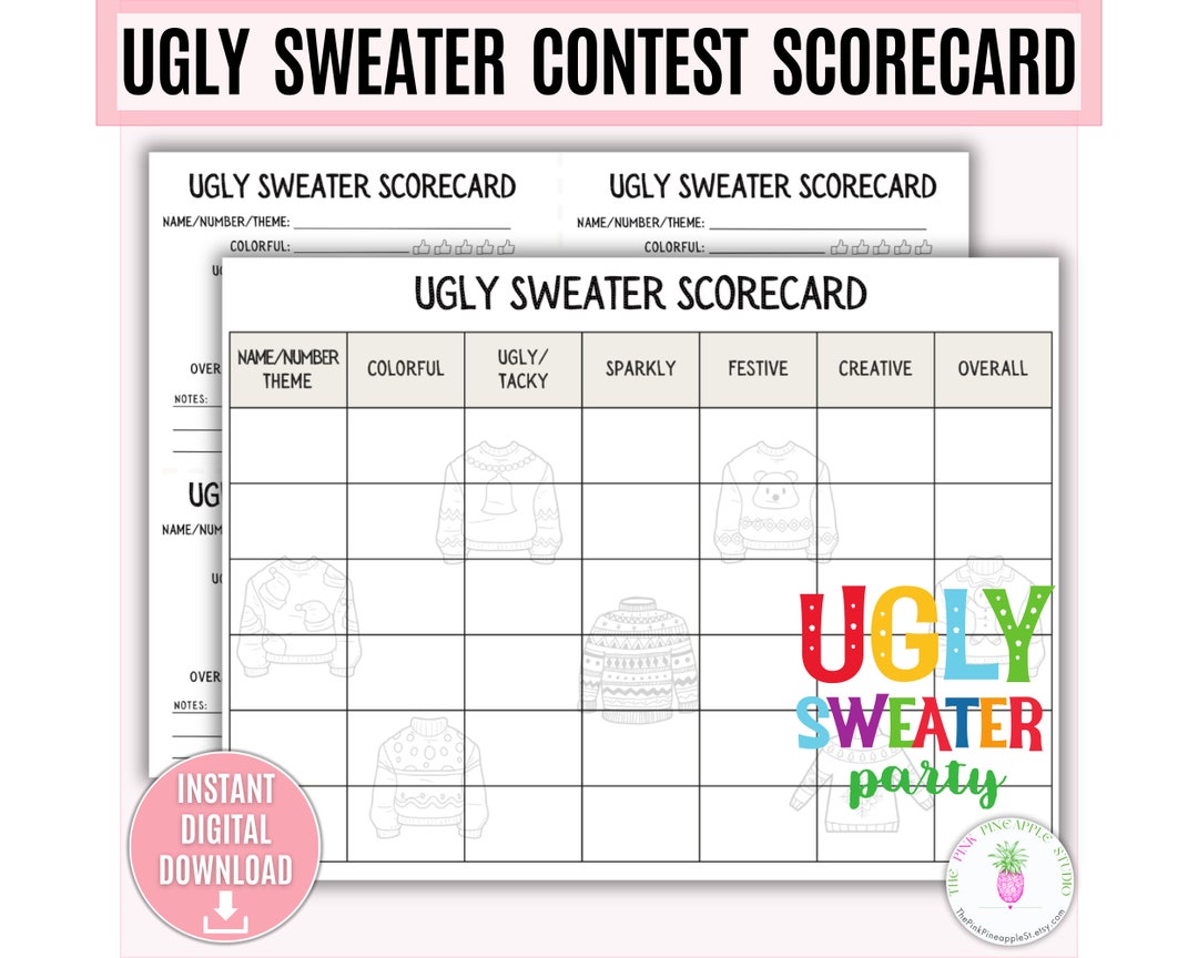 How To Judge An Ugly Sweater Contest
