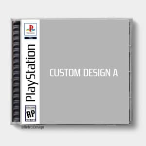 Custom Design *Limited* (PSx) | PS1-Inspired Replacement CD Jewel Case | No Disc