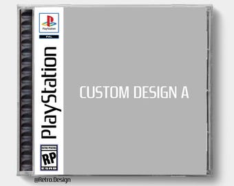 Custom Design *Limited* (PSx) | PS1-Inspired Replacement CD Jewel Case | No Disc