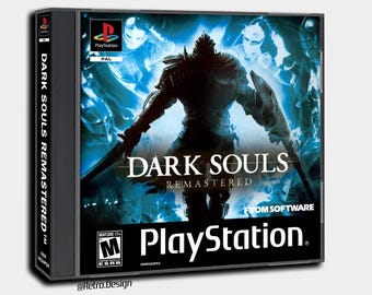Dark Souls Remastered (PS4) | PS1-Inspired Replacement Thick Case | No Disc