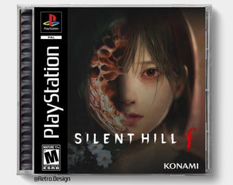 Silent Hill f (PS5) / Estuche de CD de repuesto inspirado en PS1 / Sin disco