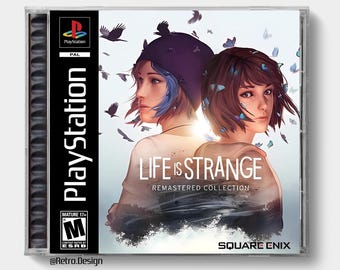 Life is Strange (PS4) / Estuche de CD de repuesto inspirado en PS1 / Sin disco
