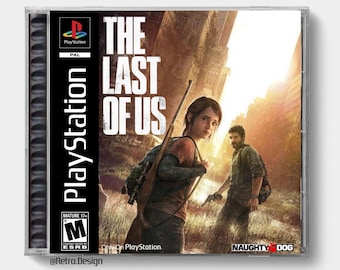 The Last of Us Remake (PS5) / Estuche de CD de repuesto inspirado en PS1 / Sin disco