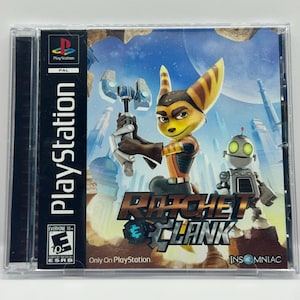 Ratchet & Clank | PS1-Inspired Replacement CD Jewel Case | No Disc