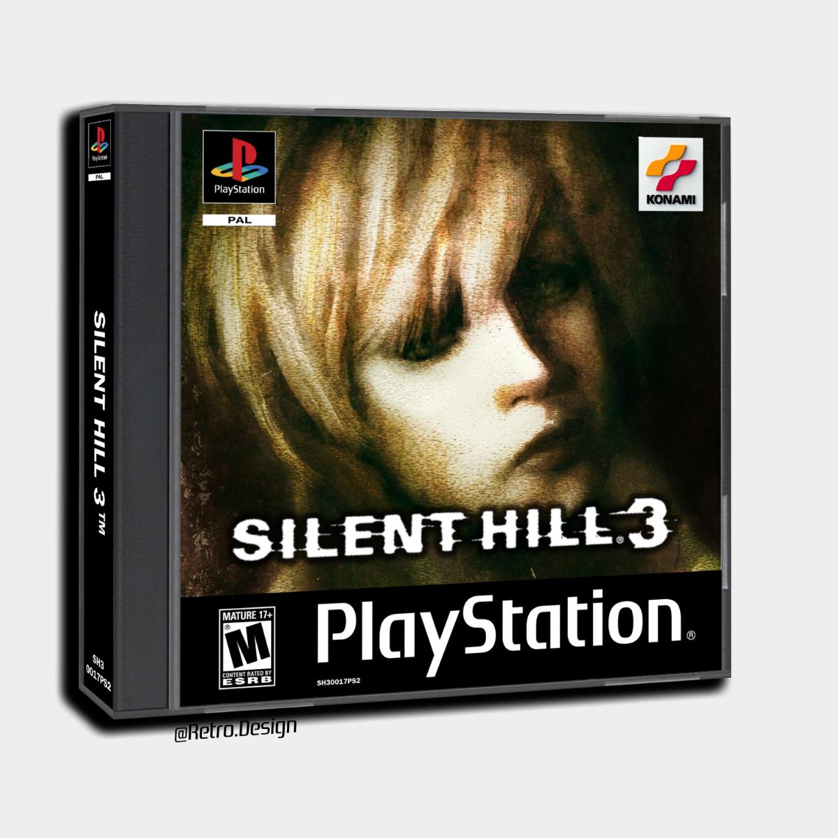 Silent Hill 3 (PS2) | Ps1-inspired Replacement Thick Case | No