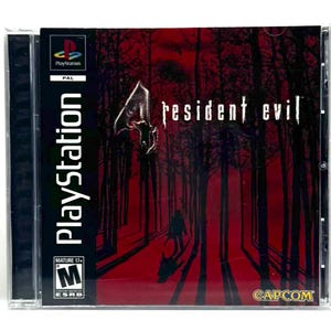 Resident Evil 4 Remake Alt | PS1-Inspired Replacement CD Jewel Case | No Disc
