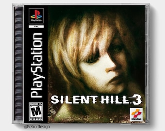 Estuche de repuesto para CD de Silent Hill 3 (PS2) / Inspirado en PS1 / Sin disco