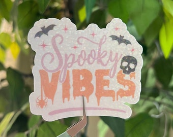 Halloween Holographic Sticker - Spooky Vibes