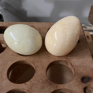 Vintage Alabaster Eggs (2)