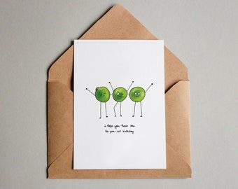 Ha-pea-est Birthday Greeting Card