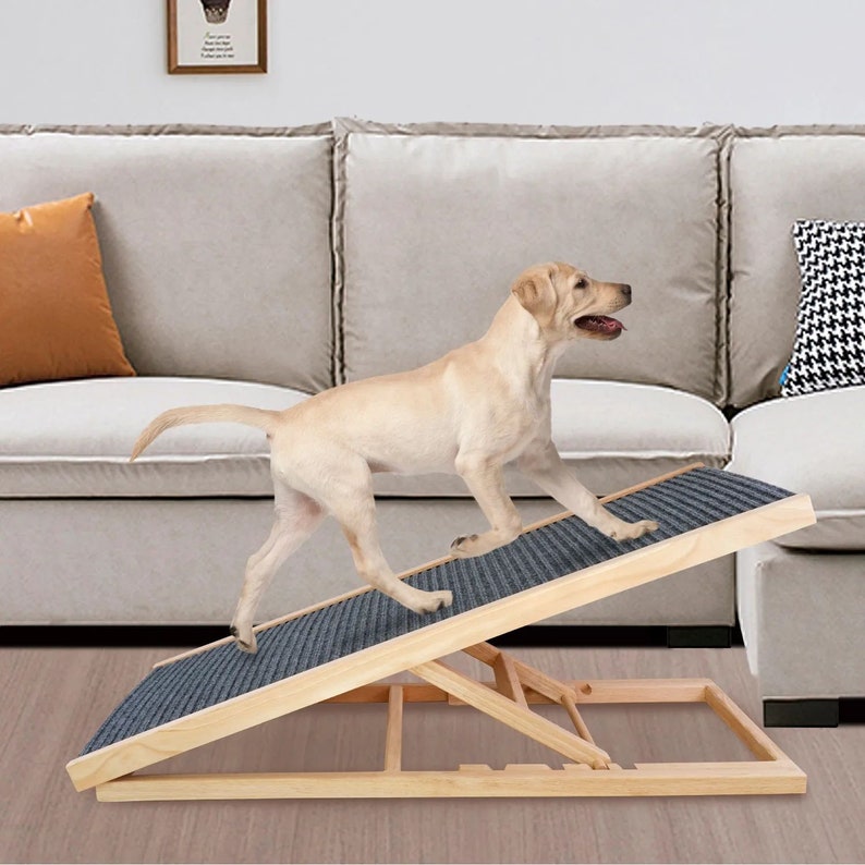 Solid Wood Adjustable Dog Ladder Dog Sofa Ladder Pet Nonslip Etsy