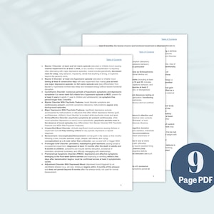 DSM-5-TR Differential Diagnosis Study Guide | Therapist Reference (PDF Download) image 4