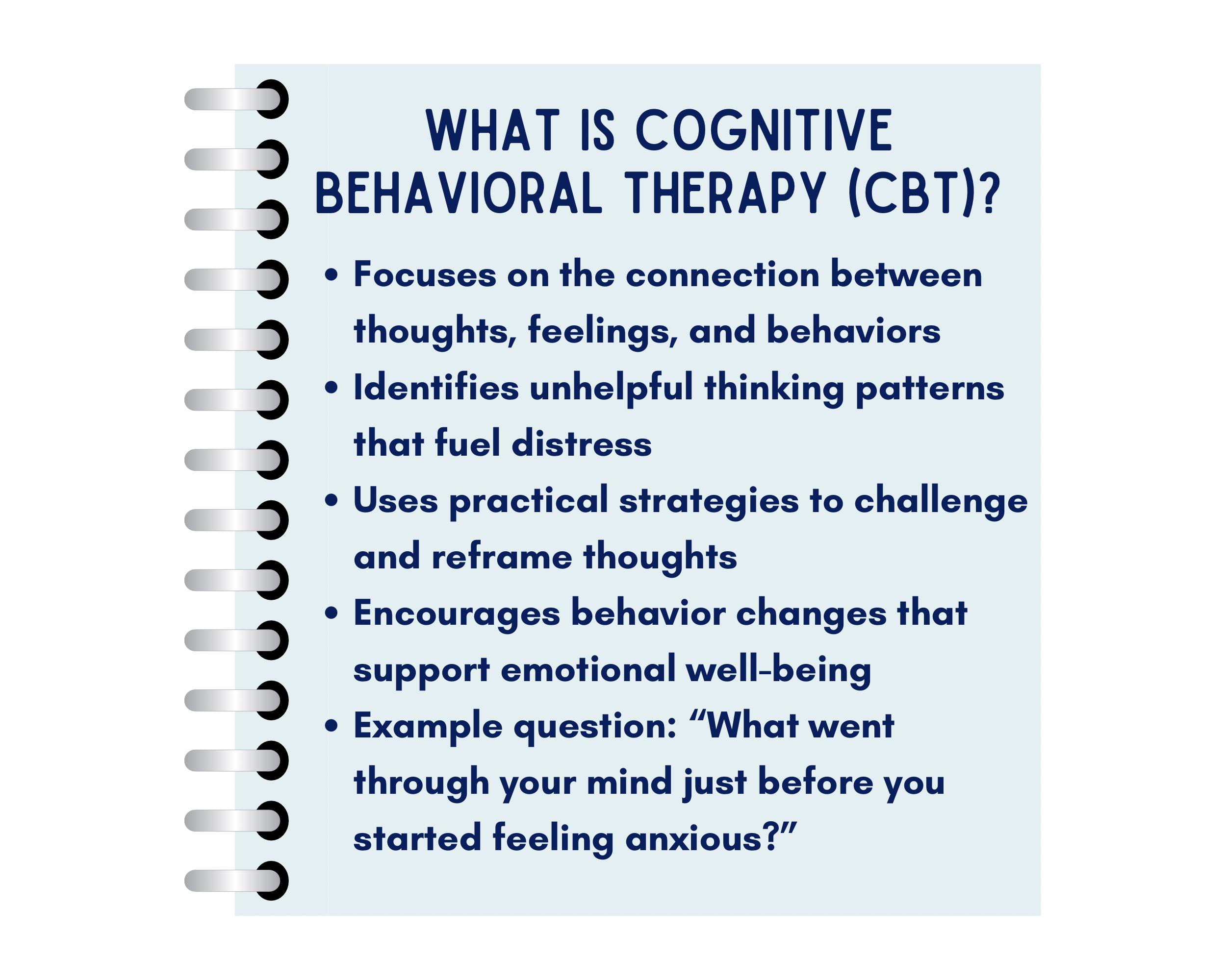 CBT Therapy Questions - Cognitive Behavioral Therapy Guide for