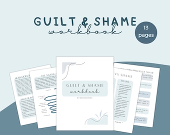 Guilt and Shame Workbook | Therapy, Emotional Healing (Printable PDF)