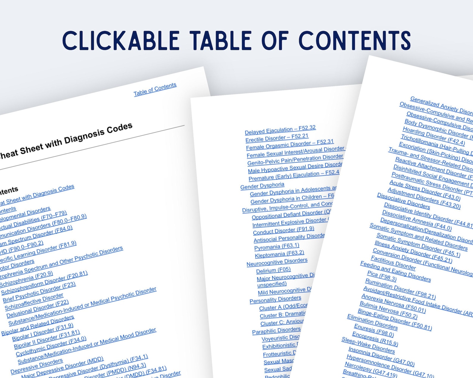 DSM-5-TR Cheat Sheet for Therapists | Differential Diagnosis Quick ...