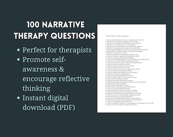 Narrative Therapy Questions: Trauma-Informed Storytelling (PDF Download)