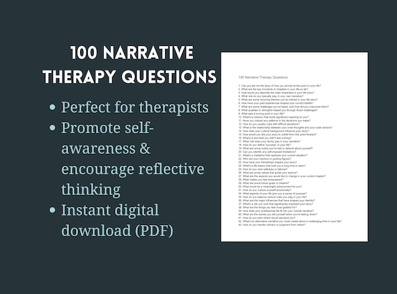 Narrative Therapy Questions: Trauma-Informed Storytelling (PDF Download)