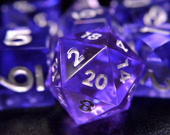 Bestow Curse - Handmade Sharp-Edge TTRPG Dice