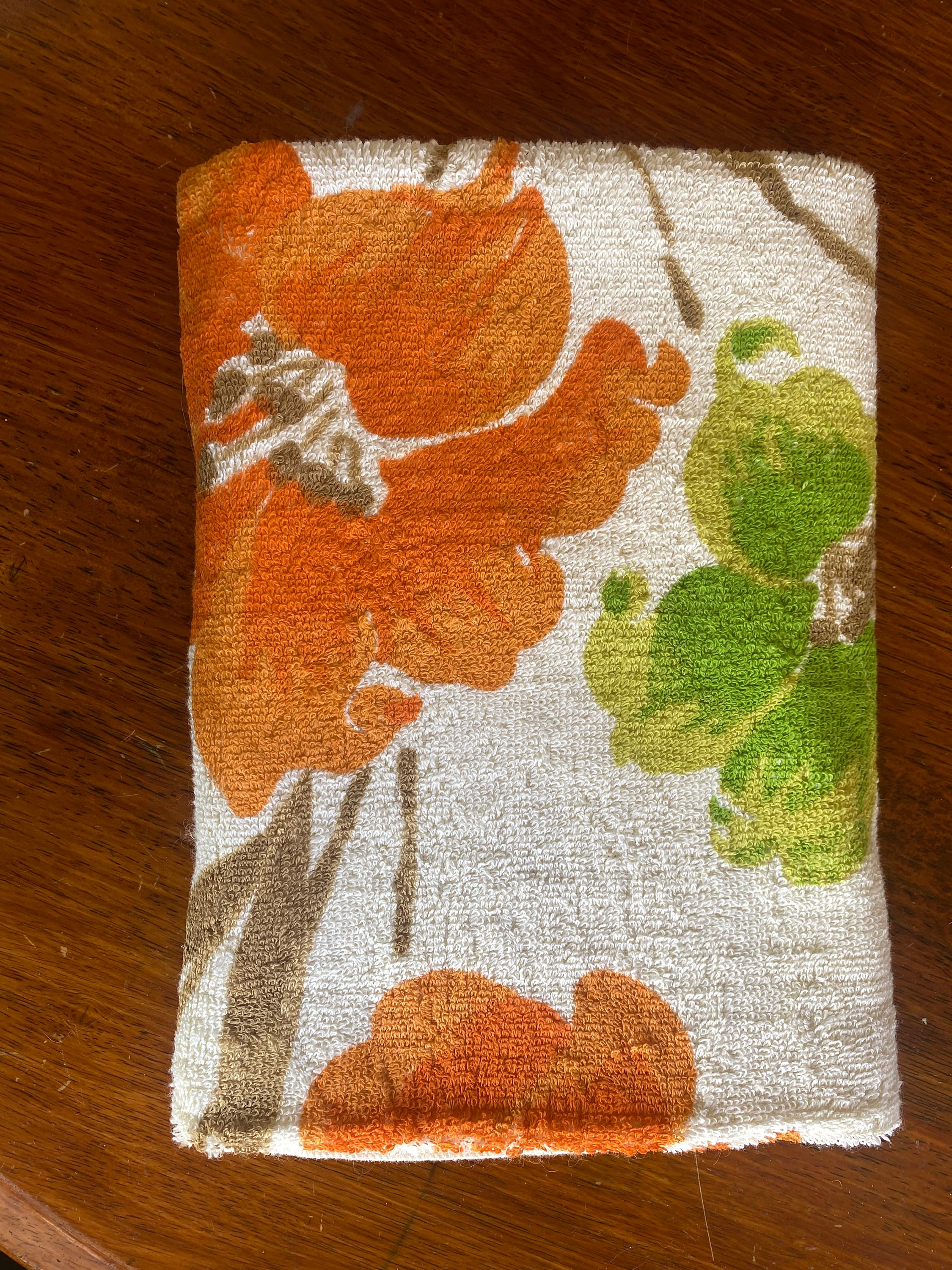 Vintage Retro Bath Towel ONE LEFT Etsy Australia