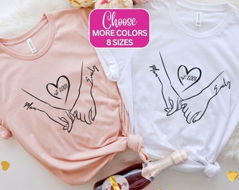 Chemises assorties pour maman et fille, t-shirt personnalisé avec prénom pour maman, cadeau personnalisé pour la fête des mères, haut mère et fille personnalisé, t-shirt familial assorti