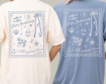 Last Splash Bachelorette Shirts, Beach Bach Tshirt, Custom Coastal Bachelorette Shirt, Fisherman Aesthetic Bridal Party Comfort Colors Tees