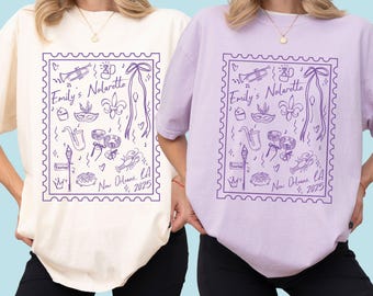 New Orleans Bachelorette Shirts, Nola Bachelorette Tshirts, NOLA Bach Tees, New Orleans Bach Comfort Colors, Louisiana Bridal Party T Shirts